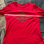 Lauren Ralph Lauren Red Graphic Crewneck Long Sleeve Top Women’s S Y2K Preppy Photo 11