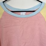 Abound NWT  by Nordstrom Colorblock Retro Cropped Short Sleeve Sweater - 2X Photo 1