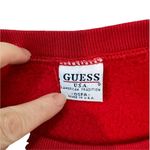 Guess Vintage Red Holiday Graphic Pullover Sweatshirt One Size Photo 5