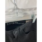 Rocks & Indigo Lace Up Side Black Denim Mini Skirt 4/26 Photo 1