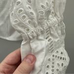 The Kooples  White Blouse With Broderie Anglaise Long Sleeve Top Sz‎ 2 (M) NEW Photo 11