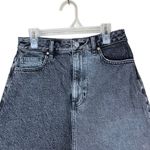 PacSun  black/charcoal jean mini skirt size 27‎ Photo 3