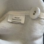 Eileen Fisher  Linen Shirt Jacket size Large White Photo 4