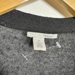 Halogen  Linen Light Weight Duster Cardigan Sweater Women M Black Minimal Modest Photo 7