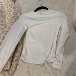 Boutique  White Stretchy Athleisure Top Photo 1