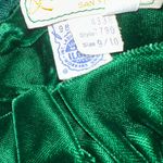 Vintage Lorrie Deb Emerald Green Velvet Plaid Maxi Dress Emma Bridgerton 9/10 Photo 11