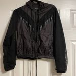 Generation Love  Women’s Black Hooded Mesh Zipper Jacket Size XS Photo 0