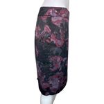 Ann Taylor Skirt Womens 6 Black Pink Floral Flower Pencil Straight Casual Office Photo 1