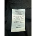 Halogen High Waisted Pants Side Zip Closure Ankle Slits Black Women's US 2 NWOT Photo 9