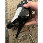 Ed Hardy Women's Black Leather Geisha Studded Pump Heels Size 9 Photo 4