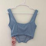 SheIn Light blue corset top Photo 2
