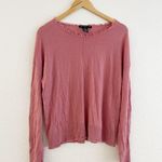 Pink Ribbed Blouse with Full Photo 0