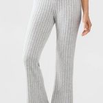 Aerie  Grey Flare Knit/Ribbed Pants Photo 0