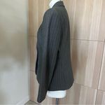 Tahari  Gray Pinstripe Blazer Size 10 Women Photo 2