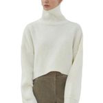 Old Navy NWT Gap Cropped Shaker-Stitch Turtleneck Sweater XS Photo 1