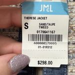 J. McLaughlin Therese Jacket Small Blue Heathered Tweed Blazer Chambray NWT $298 Photo 4