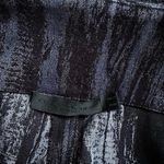 Donna Karan  Stretchy Pants Pullon Artsy Abstract Blue Black Size 2 Y2K Photo 5