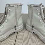 Schutz Women's Amirah Embellished Platform Bootie 10M Pearl White $178 Photo 7