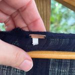 Free People  Up And Away Embroidered Top In Indigo Blue Size L Photo 6