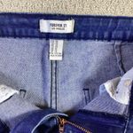 Forever 21 Denim High Waist Shorts Cuffed Hem Casual Chic Stylish Photo 3