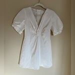 ALC Frank A.L.C Twist Front Mirren Mini‎ Dress Sz 8 White Photo 7