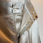 House of Harlow 1960 Satin Wide Leg Pants Elastic Waist Beige Medium Tan Photo 4