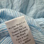 Frank & Eileen Daphne Sleeveless Polo Midi Dress Linen Blue Stripe Medium Photo 12