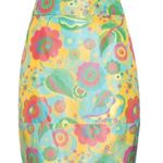 Marni floral a line skirt multicolor size 6 Yellow Photo 0