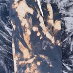 Bleach Dye Sweatpants Black Photo 0