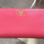 Prada Zip-Around Wallet in Pink Leather, EXCELLENT! Photo 1