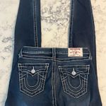 True Religion Women’s Skinny Denim Jeans Flap Big T Distressed Stretch 28 EUC Photo 0