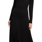 Modern Citizen Chloe Reversible A-Line Jersey Midi Dress Black Size S Photo 0
