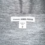 James Perse  Cowl Neck Dolman 3/4 Sleeve Gray Dress Photo 5