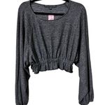  HYFVE HYFVE size medium cozy carol cropped top longsleeve elastic sleeves Photo 0