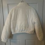 Charlotte Russe Ivory Faux Fur Puffer Jacket Photo 3