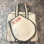 Parker Thatch Beige Canvas Tote Bag (Tennis) Photo 1