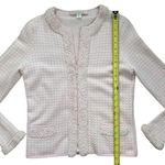 Saks 5th Avenue Belford Saks Fifth Avenue 100% Cashmere Size Medium Pink Cardigan Balletcore Photo 2