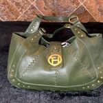 Tommy Hilfiger Vintage Y2K Brown Western Early 2000s Shoulder Bag Purse Green Photo 7