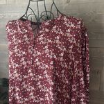 Ann Taylor  floral, long sleeve peasant blouse Photo 1