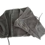 Happily Grey Wrap Shorts Size 9/29‎ Black Distressed Grunge Goth Frayed Hem Photo 6