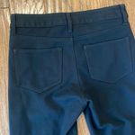 Paige  black exposed zipper fly flare stretch pants size 26 Photo 8