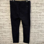 7 For All Mankind Women’s Jen7 for all mankind black/blue lace patterned pants 12 Photo 1
