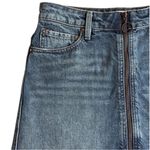 Free People EUC  Zip Front Denim Skirt Size Small Photo 1