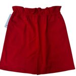 Lululemon Trip Taker Skirt Carnation Red NEW Size 14 Ruffle Paperbag Waist Photo 3