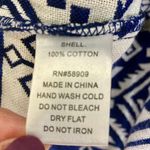 Gianni Bini navy white shorts ladies small geometric tribal print high rise Photo 4