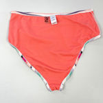 California Sunshine Womens Bikini Bottom Size Large Rainbow Striped Beach Lined Photo 7