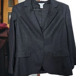 Brooks Brothers 100% Wool Double Button Gray Blazer Size 14 Photo 0