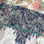 Charming Charlie  medium cardigan womens white blue floral pattern sheer flowy Photo 5