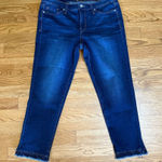 Crown & Ivy  Cropped Ruffle‎ Hem Jeans High Rise 10P Photo 0