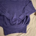 Ossi Skiwear NWT Vintage  Wool Purple Embroidered Turtleneck Sweater, size M Photo 5